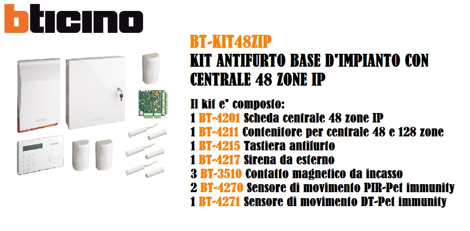 BTicino 4201 Scheda Centrale 48-IP